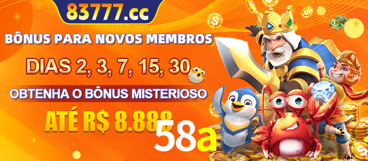 Anúncio dos benefícios para Membro VIP Sênior na plataforma 58a, incluindo bônus promocionais, semanais e mensais, ilustrado com o personagem Fortune Tiger.