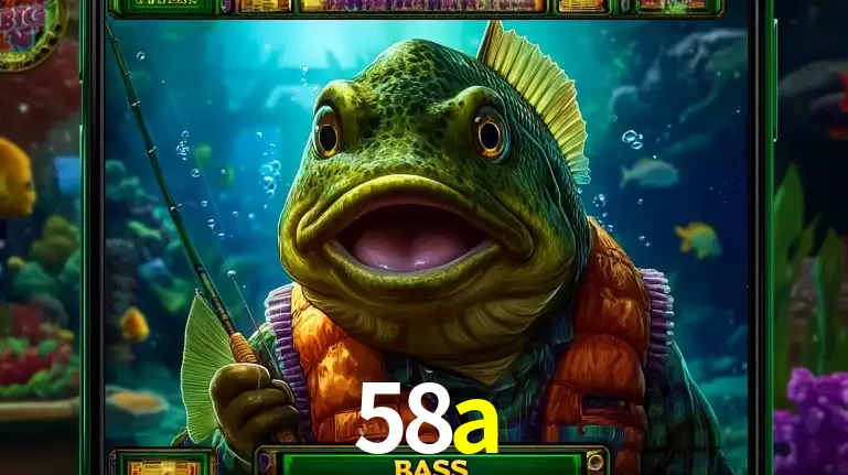 Personagem de peixe pescador do popular jogo de slot com tema de pescaria, uma das emocionantes opções de caça-níqueis para jogar e ganhar no cassino 58a.